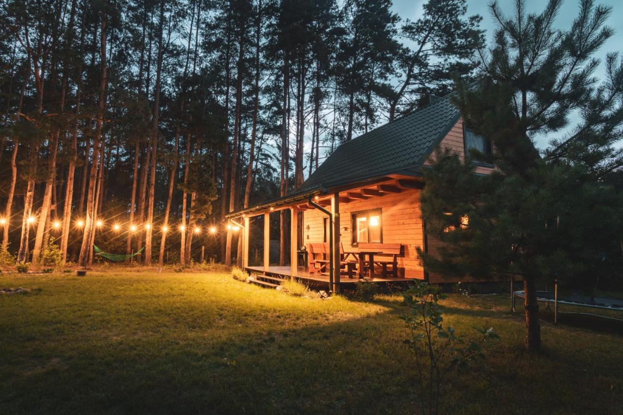 Lesna 21 Dom Poludnie Przy Puszcza Bialowieska Luka Buitenkant foto